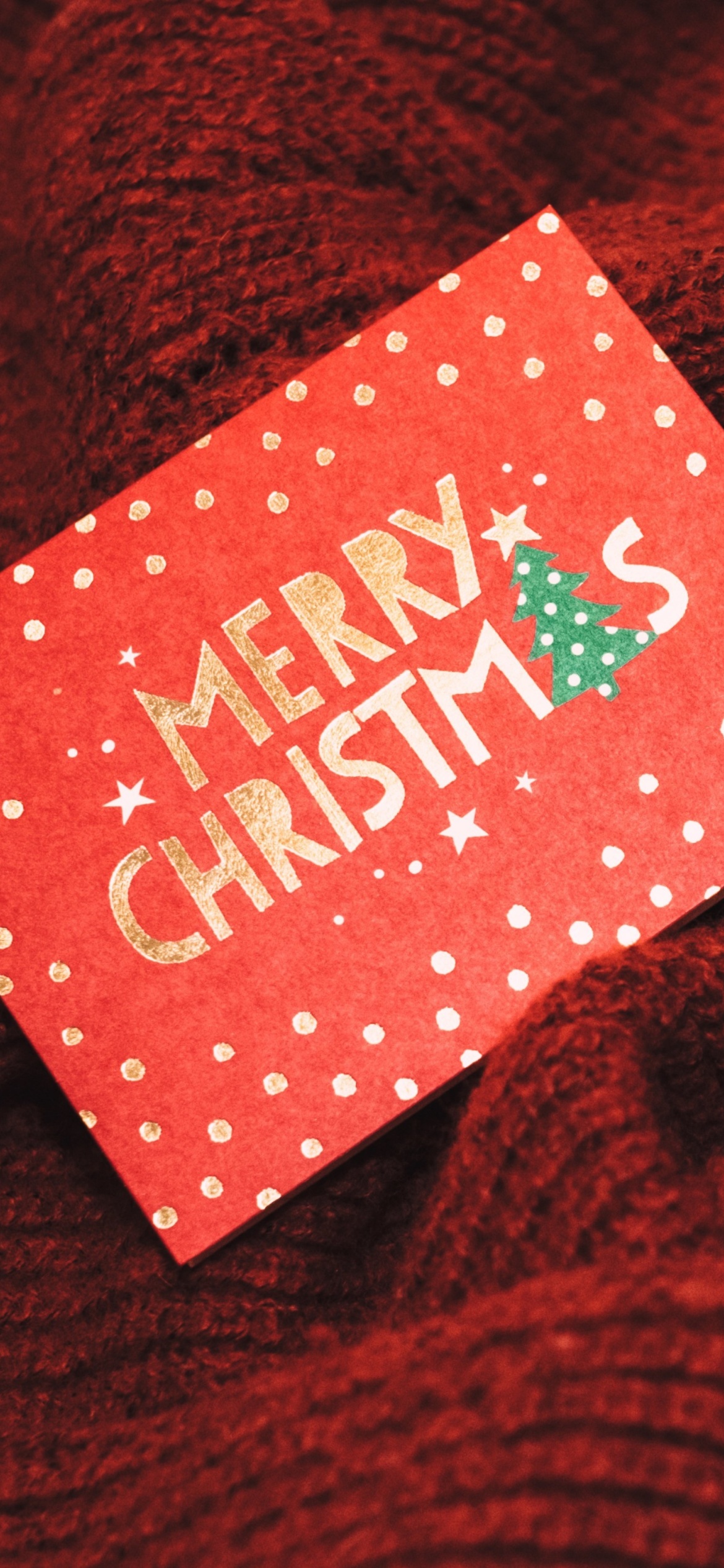 Fondo de pantalla Christmas Postcard and Gift 1170x2532