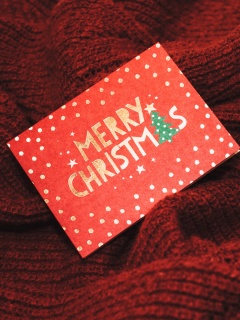 Fondo de pantalla Christmas Postcard and Gift 240x320
