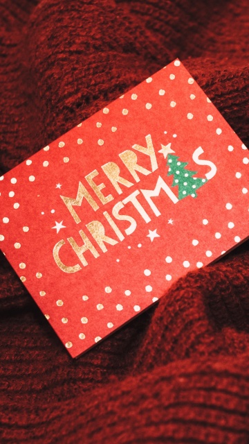Fondo de pantalla Christmas Postcard and Gift 360x640