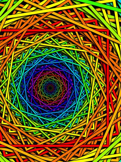 Colored Squares screenshot #1 480x640