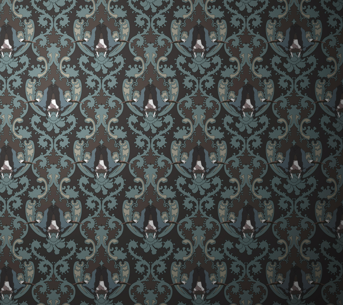 Grey Pattern wallpaper 1440x1280