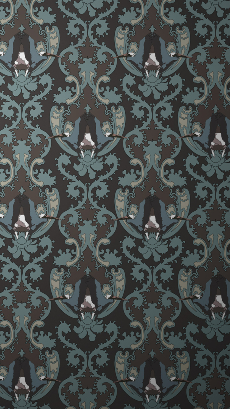 Das Grey Pattern Wallpaper 750x1334