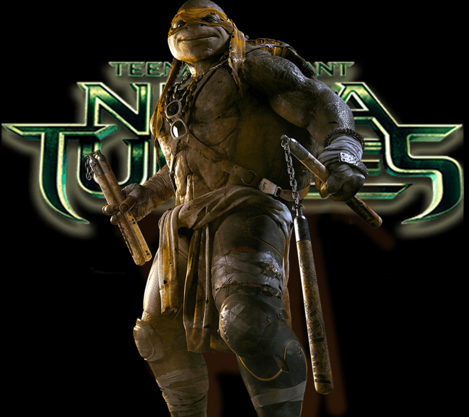 Das TMNT 2014 Michelangelo Wallpaper 960x854