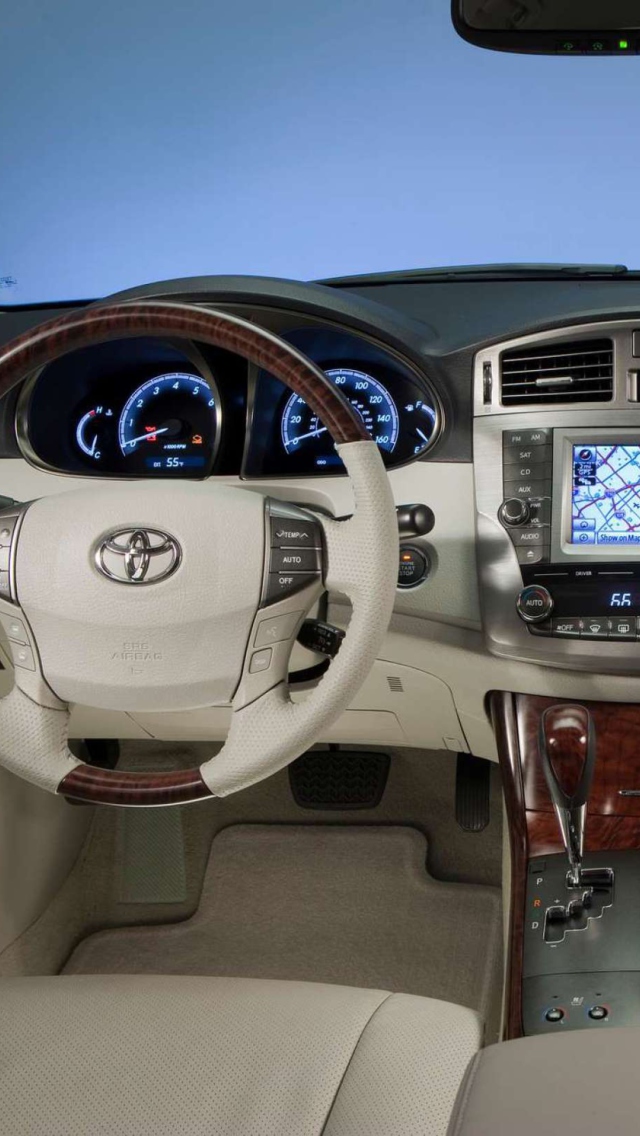 Fondo de pantalla Toyota Avalon Interior 640x1136
