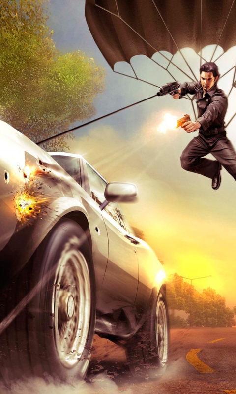 Just Cause wallpaper 480x800