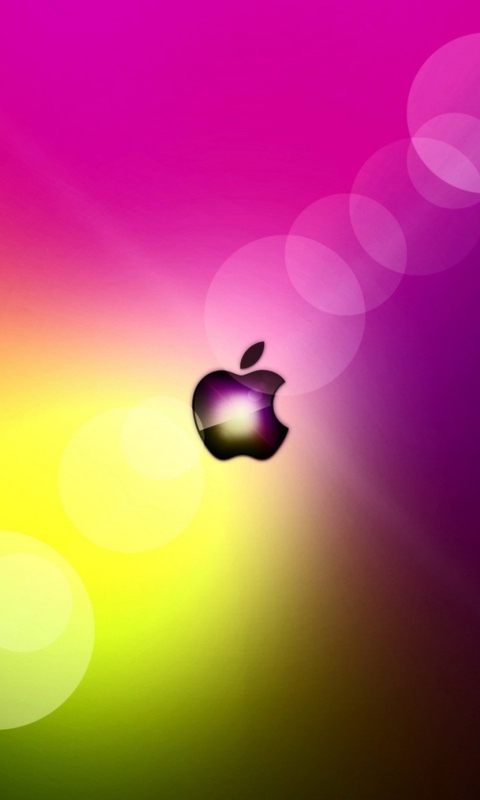 Apple Logo wallpaper 480x800