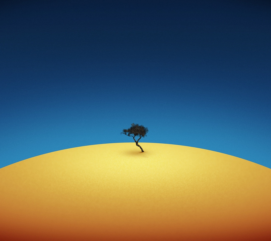 Lonely Tree wallpaper 1080x960