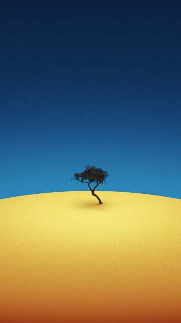 Lonely Tree wallpaper 360x640