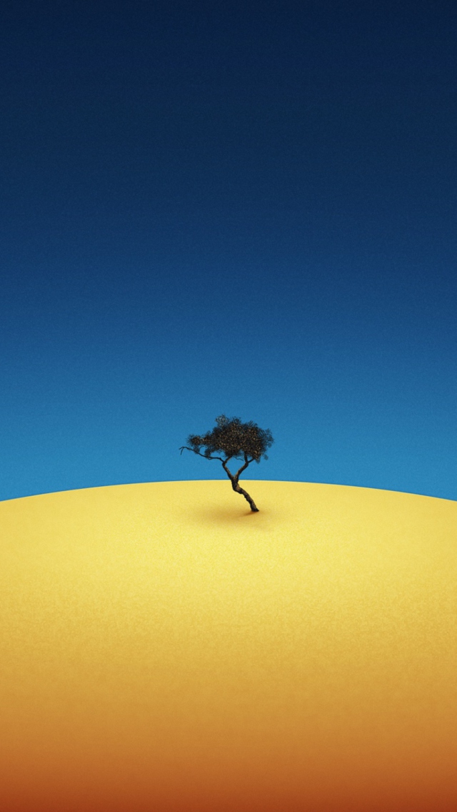 Fondo de pantalla Lonely Tree 640x1136