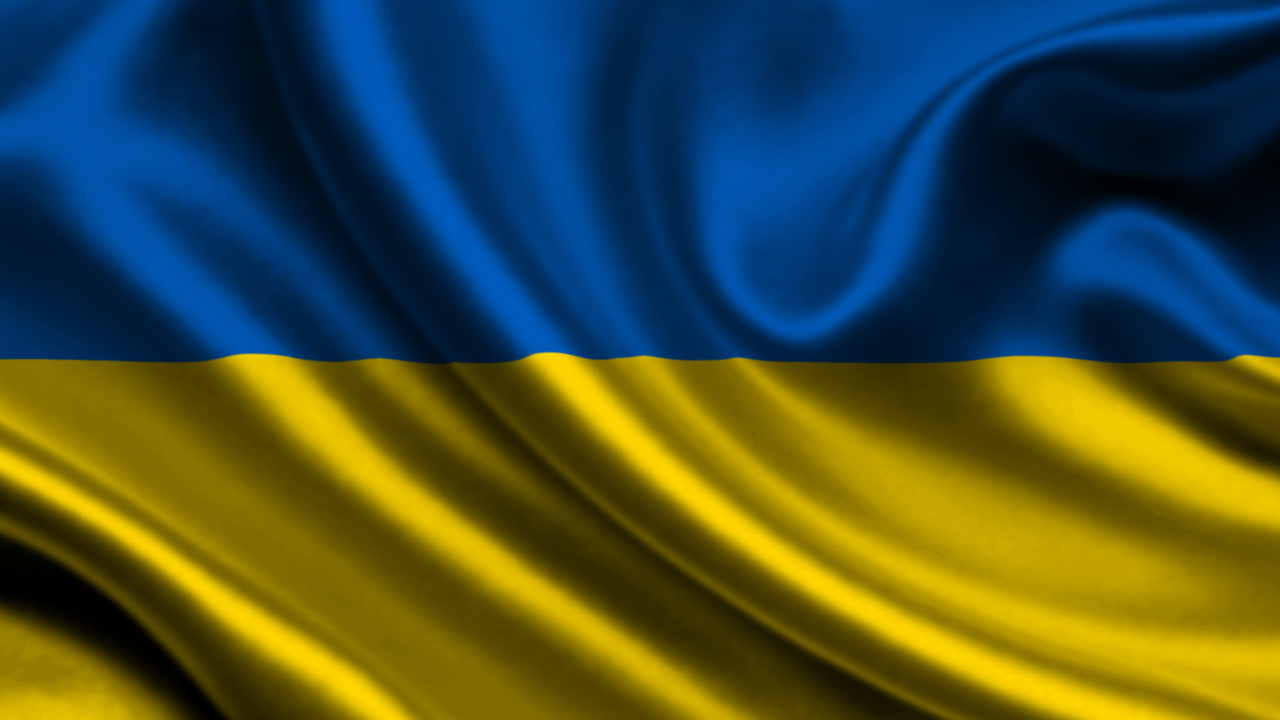 Обои Ukraine Flag 1280x720