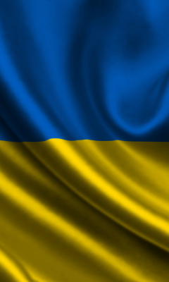 Обои Ukraine Flag 240x400