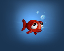 Sad Fish wallpaper 220x176