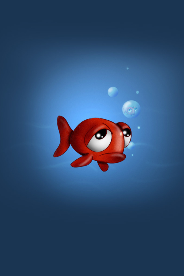 Sfondi Sad Fish 640x960