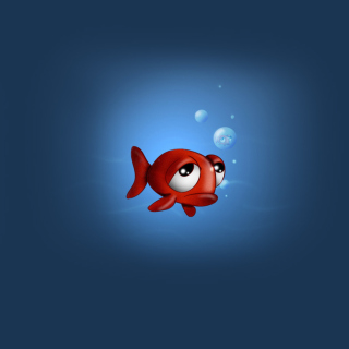Sad Fish papel de parede para celular para iPad mini