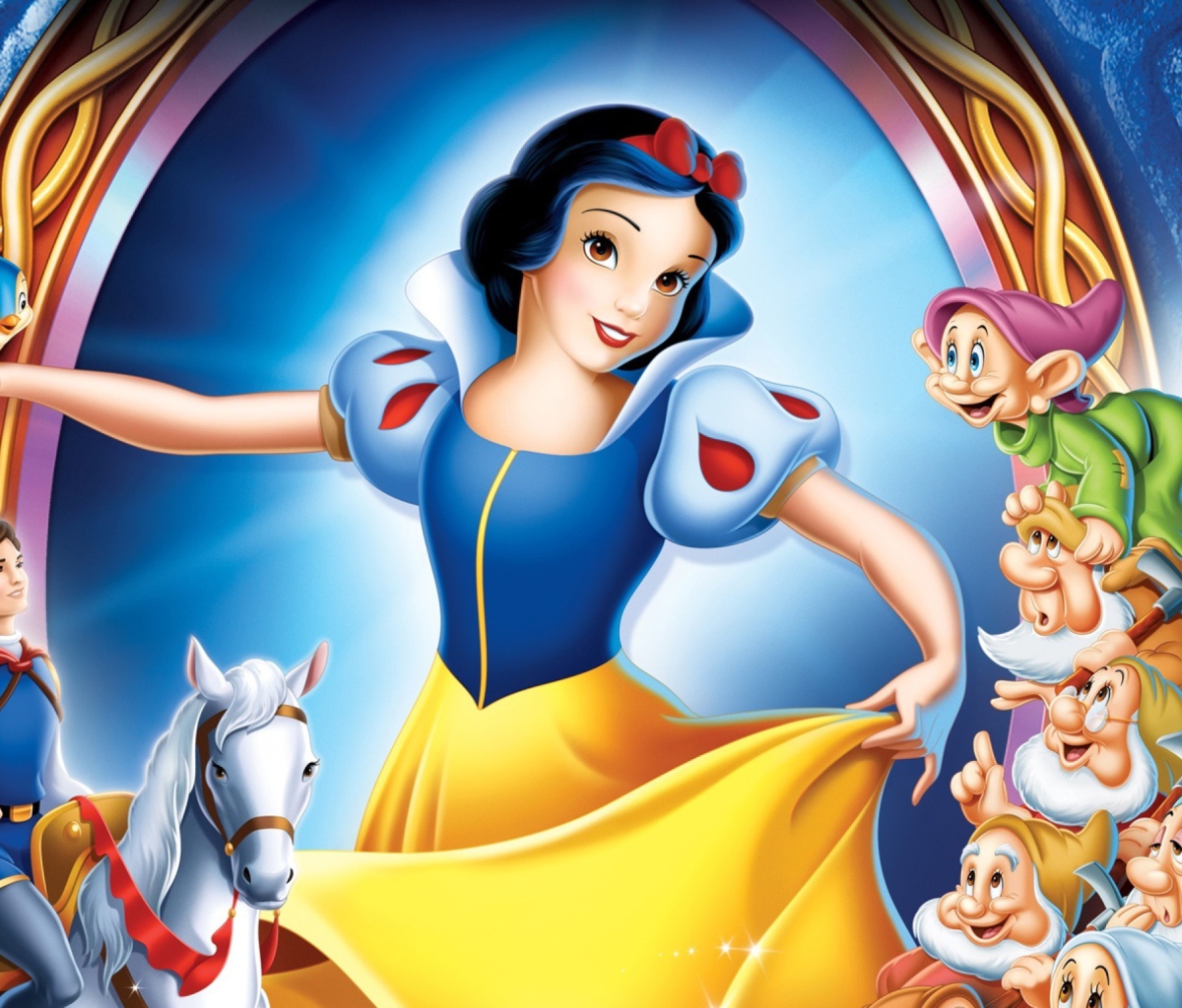 Das Disney Snow White Wallpaper 1200x1024