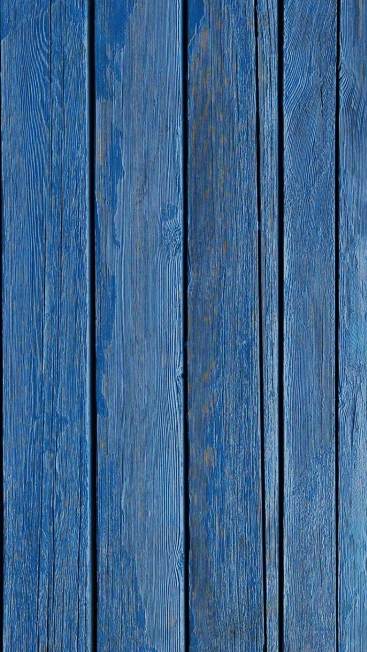 Обои Blue wood background 750x1334