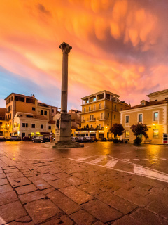 Sfondi City on Sardinia 240x320