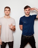 The Chainsmokers with Andrew Taggart and Alex Pall wallpaper 128x160