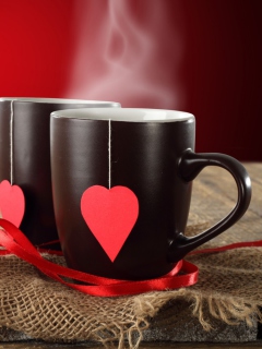 Love Tea wallpaper 240x320