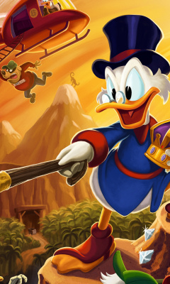 Das DuckTales, Scrooge McDuck Wallpaper 240x400