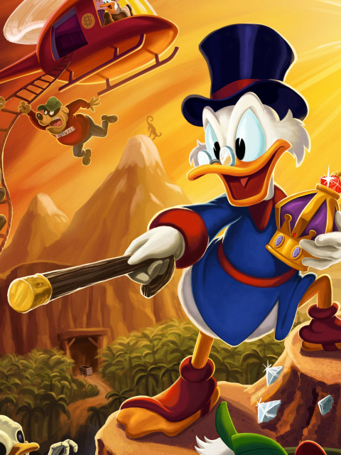 Обои DuckTales, Scrooge McDuck 480x640