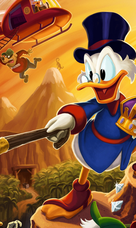Das DuckTales, Scrooge McDuck Wallpaper 480x800