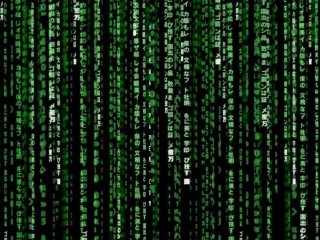 Das Matrix Code Wallpaper 320x240
