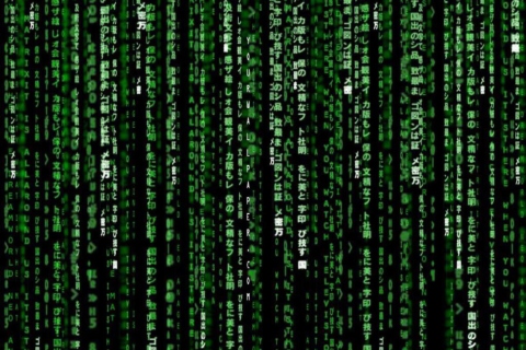 Das Matrix Code Wallpaper 480x320