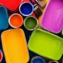 Das Colorful Paint Wallpaper 128x128