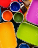 Das Colorful Paint Wallpaper 128x160