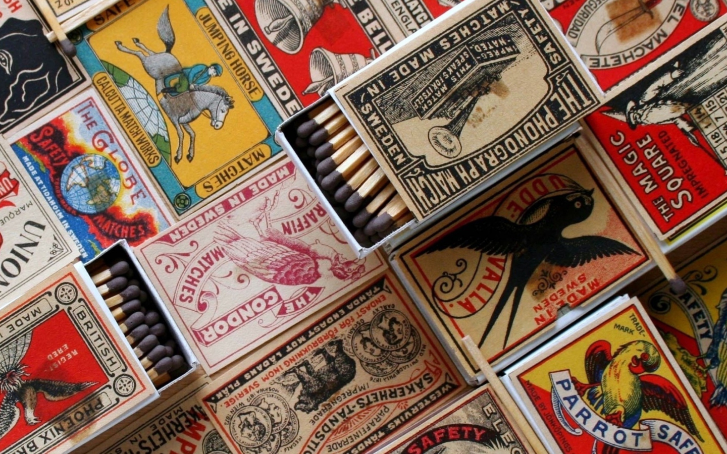 Обои Matchboxes 1440x900