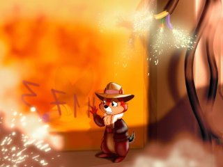 Chip and Dale Rescue Rangers 2 wallpaper 320x240