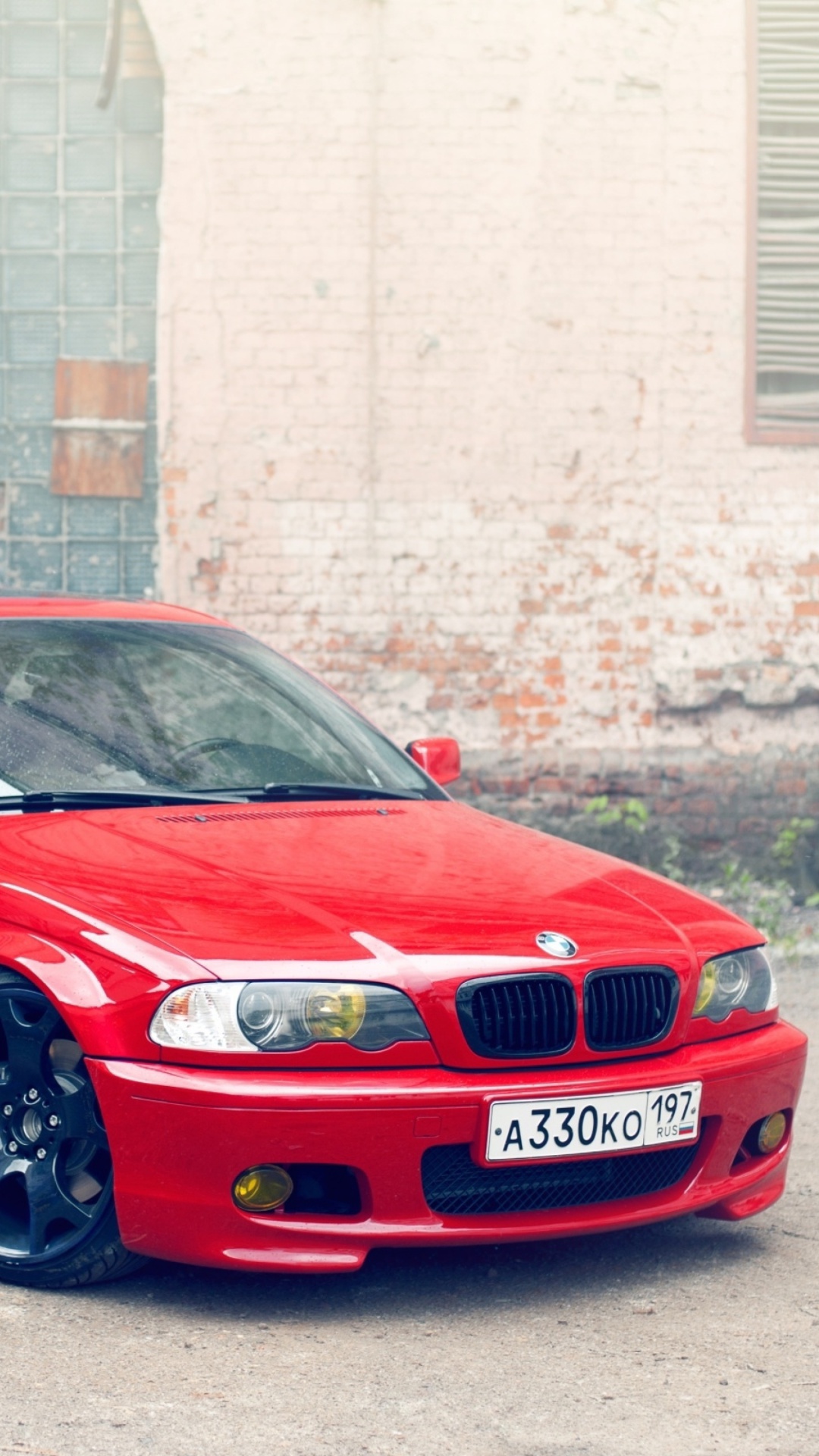 Fondo de pantalla BMW E46 Stance 1080x1920