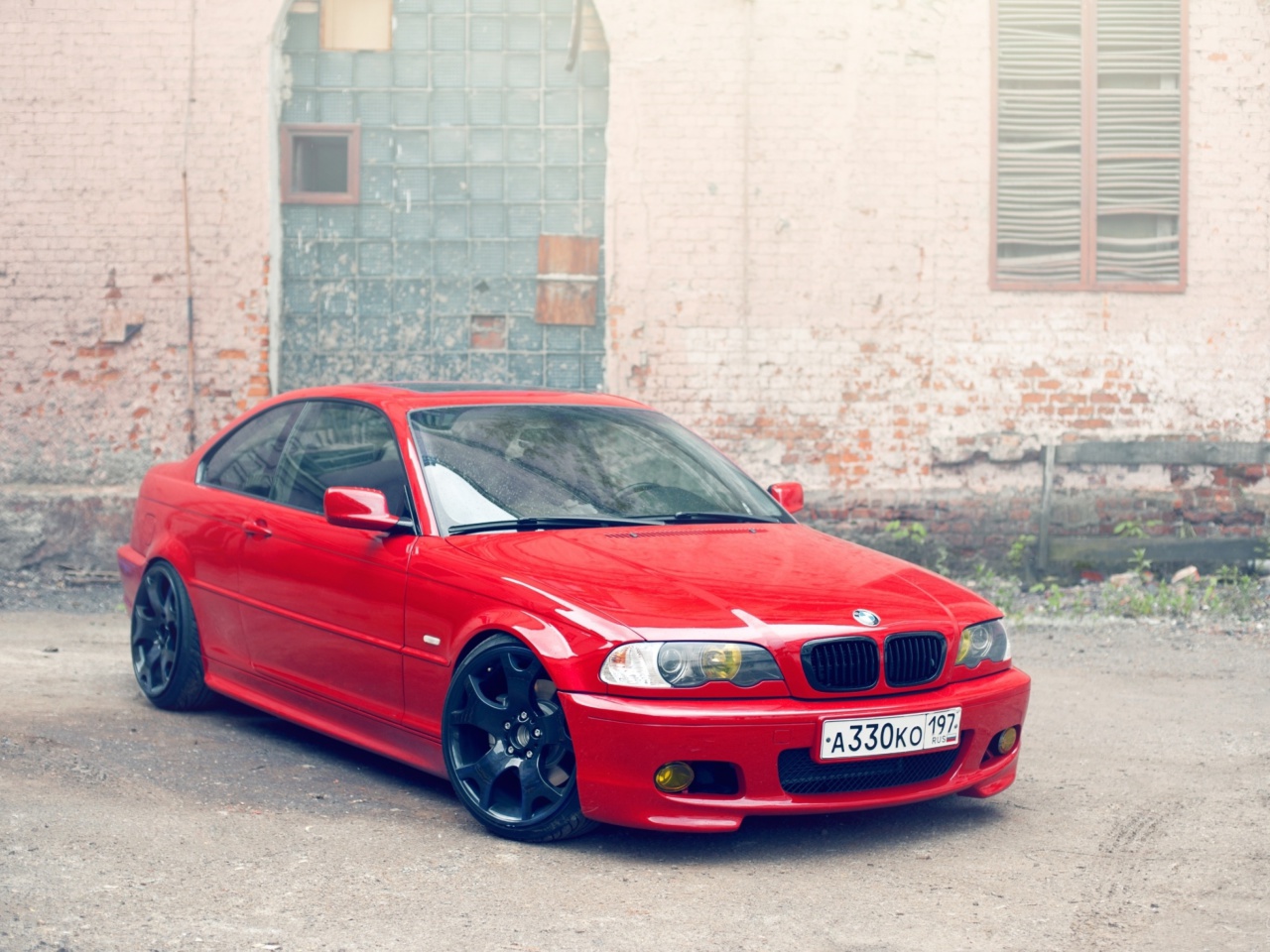 Das BMW E46 Stance Wallpaper 1280x960