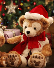 Fondo de pantalla Christmas Teddy Bears 176x220