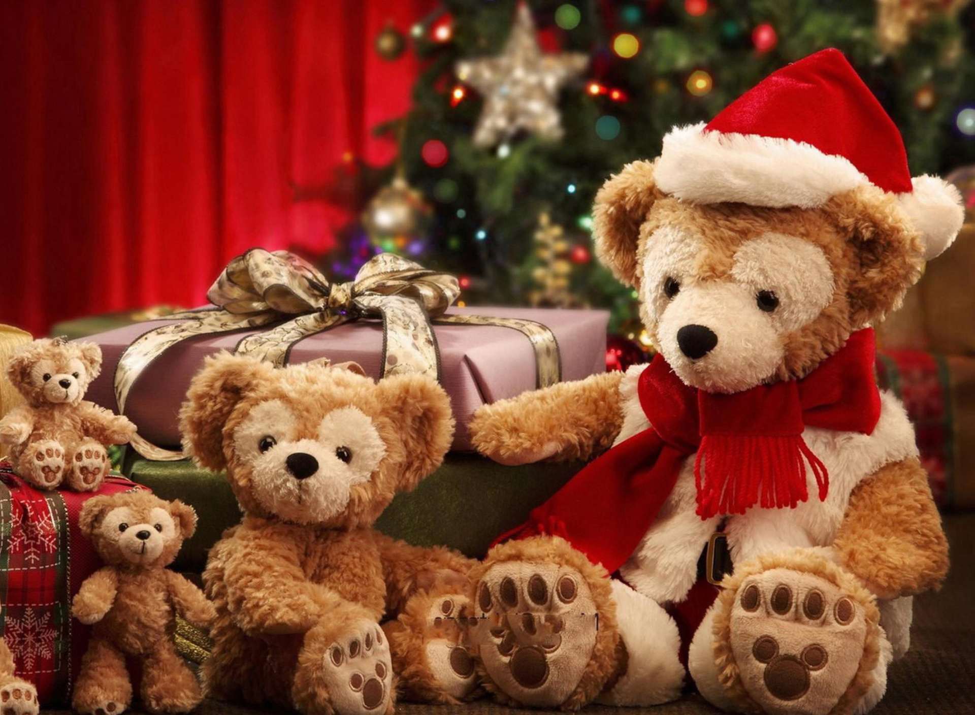 Screenshot №1 pro téma Christmas Teddy Bears 1920x1408