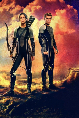 Das 2013 The Hunger Games Catching Fire Wallpaper 320x480