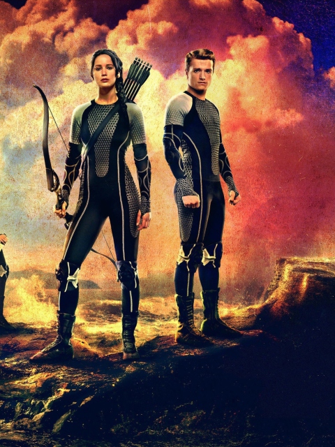 2013 The Hunger Games Catching Fire wallpaper 480x640