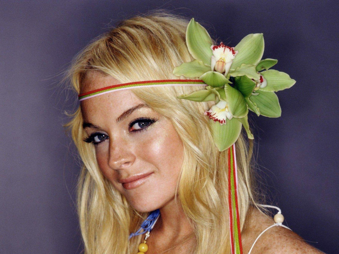 Das Cute Lindsay Lohan Wallpaper 1152x864