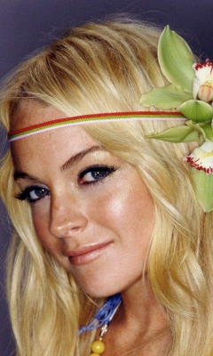 Cute Lindsay Lohan screenshot #1 240x400