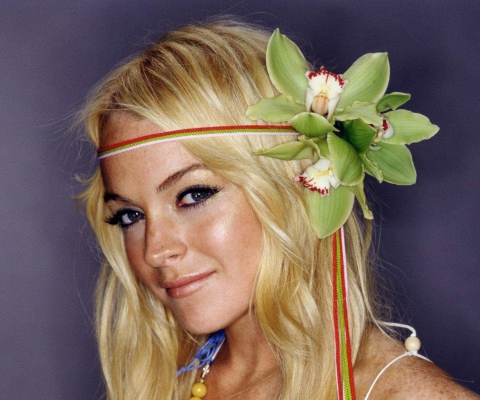 Cute Lindsay Lohan wallpaper 480x400
