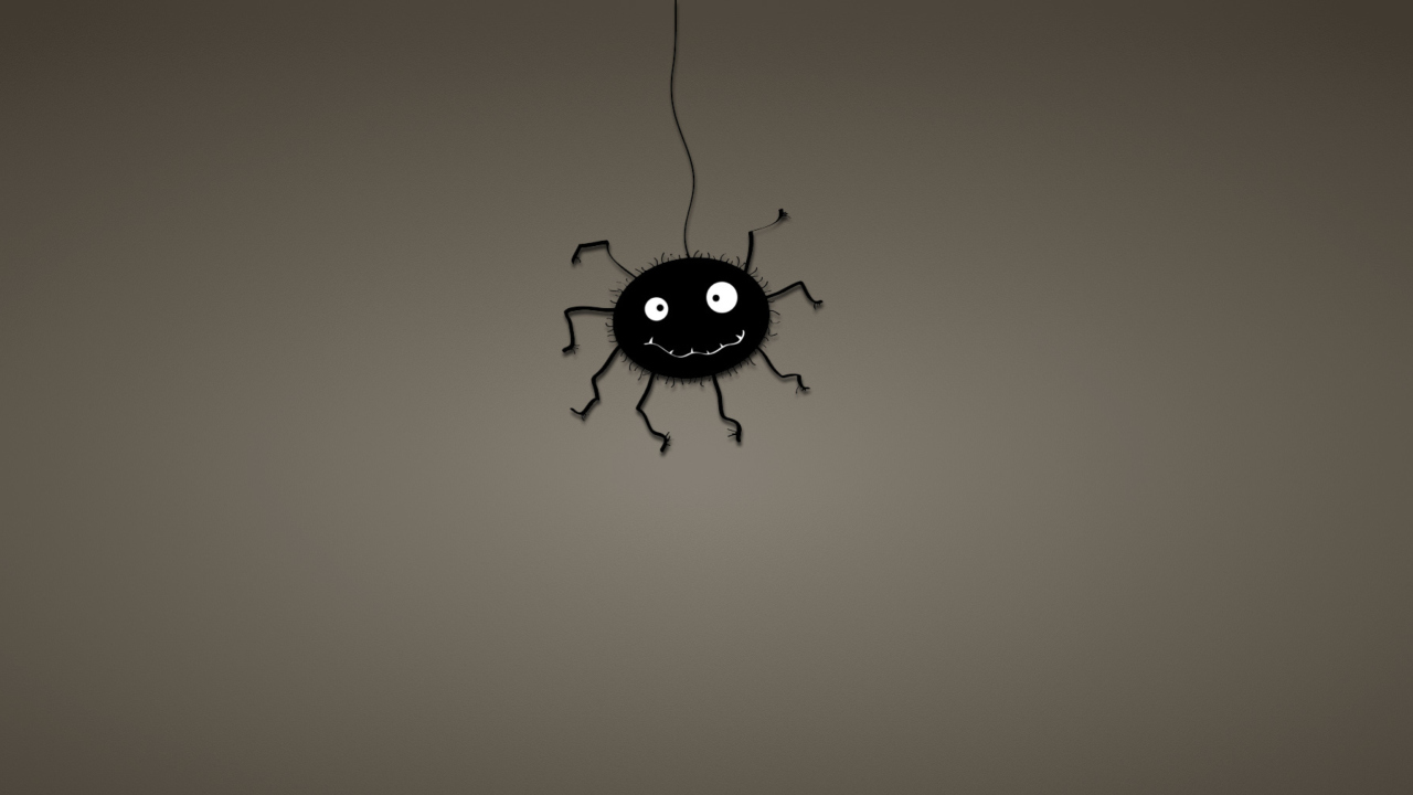 Funny Spider wallpaper 1280x720
