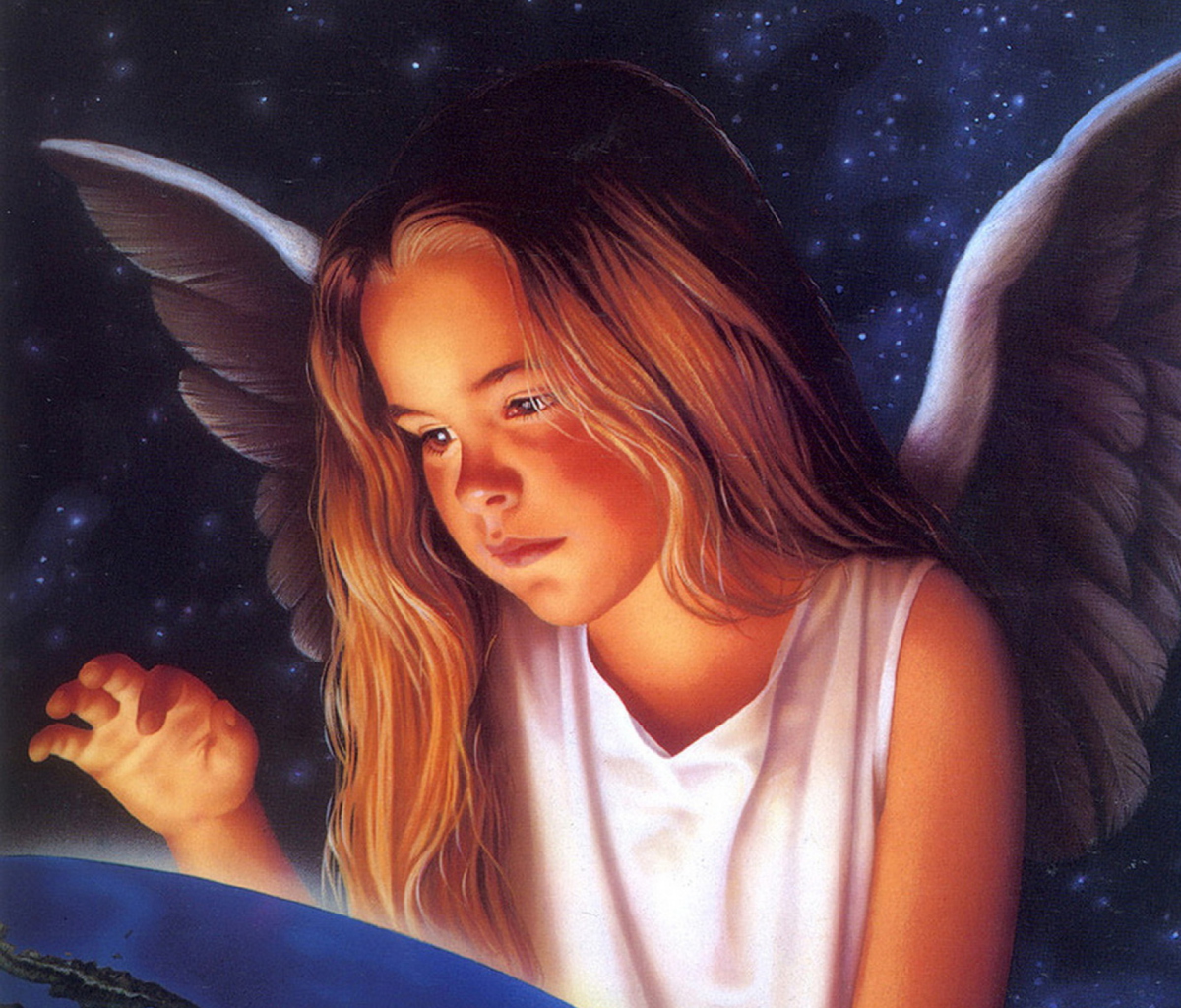 Little Angel wallpaper 1200x1024