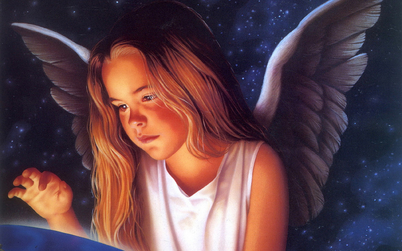 Little Angel wallpaper 1280x800