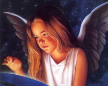 Fondo de pantalla Little Angel 220x176