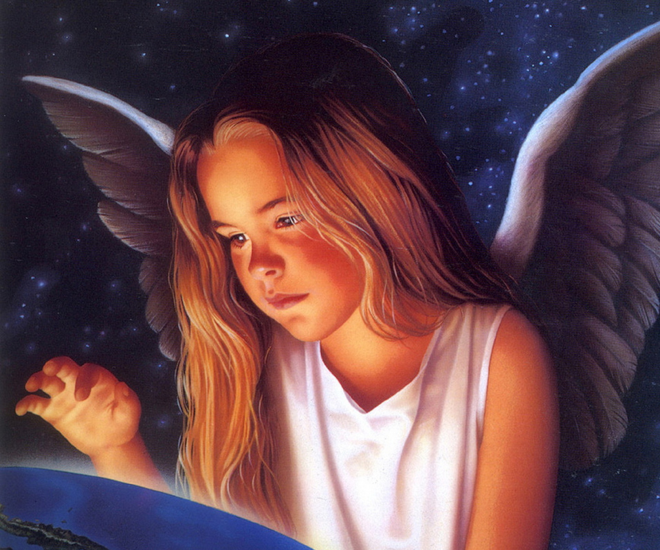 Das Little Angel Wallpaper 960x800