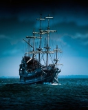 Beautiful Pirate Sheep wallpaper 128x160