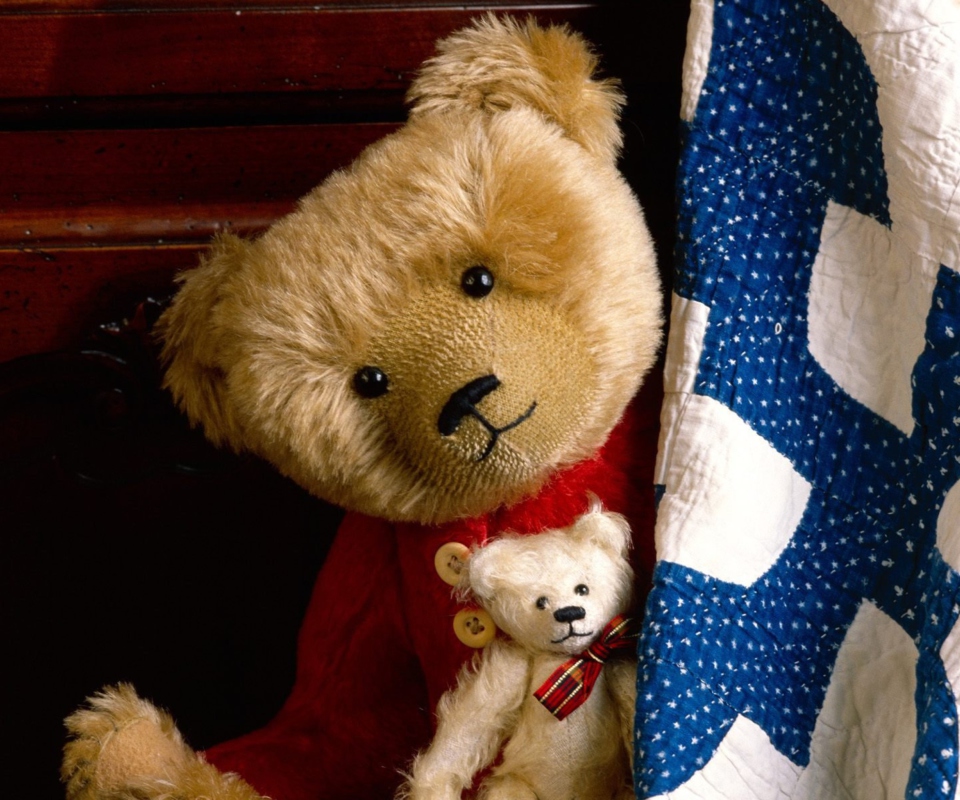 Das Teddy Smile Wallpaper 960x800