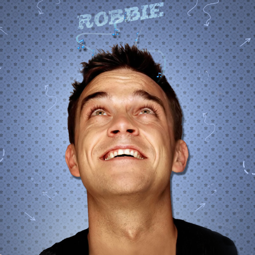 Das Robbie Williams Wallpaper 1024x1024