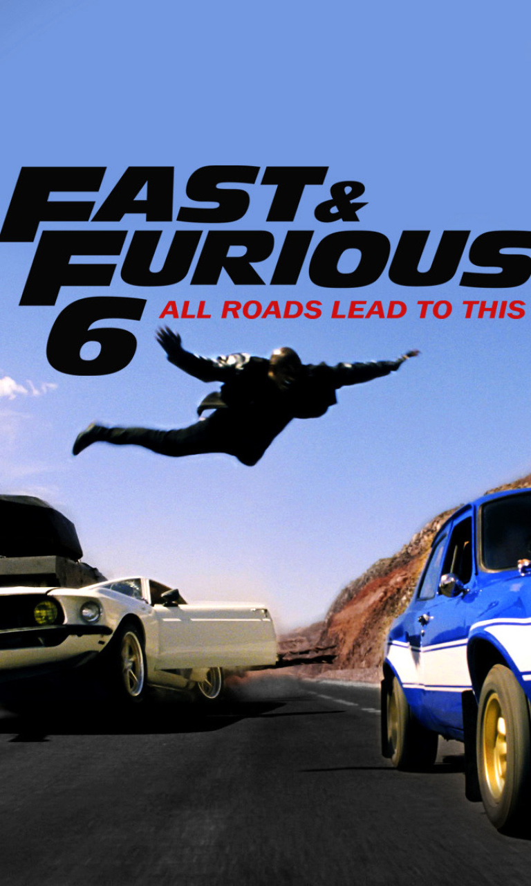 Fast and furious 6 Trailer wallpaper 768x1280